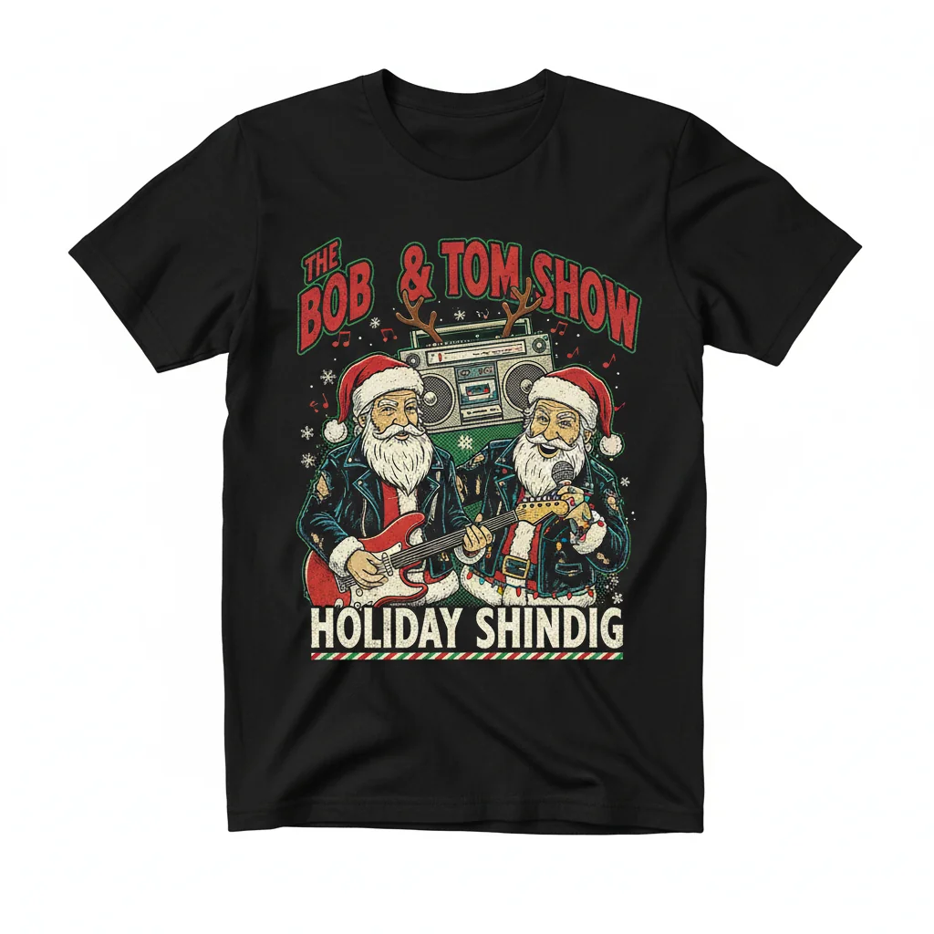 The Bob & Tom Show Holiday T-Shirt - Official Apparel