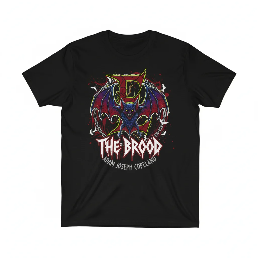 Edge "The Brood" Adam Joseph Copeland Wrestling Fan Tee - Ultra Durable & Fade Resistant