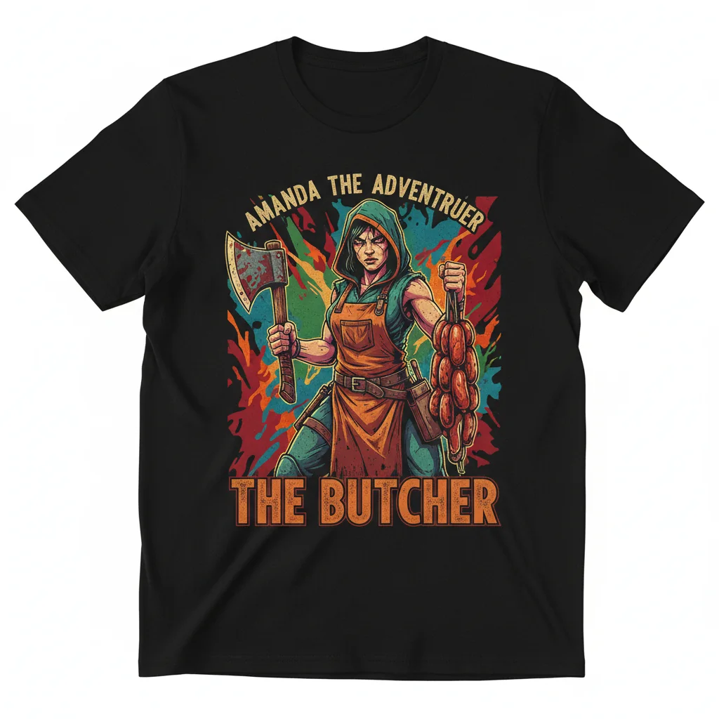 The Butcher (Amanda the Adventurer) Essential T-Shirt – High-Quality Gaming Apparel