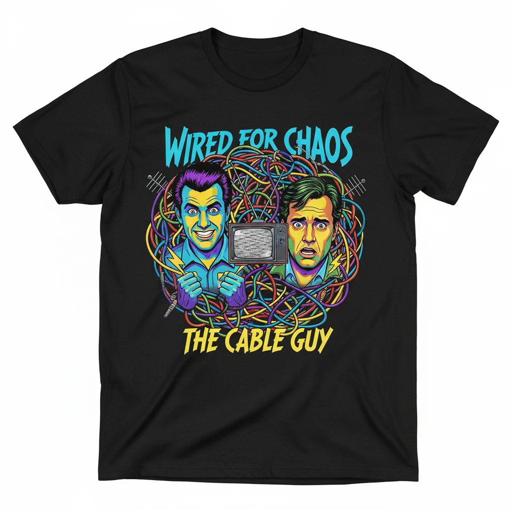 The Cable Guy: Jim Carrey x Broderick '90s Cult Classic Tee