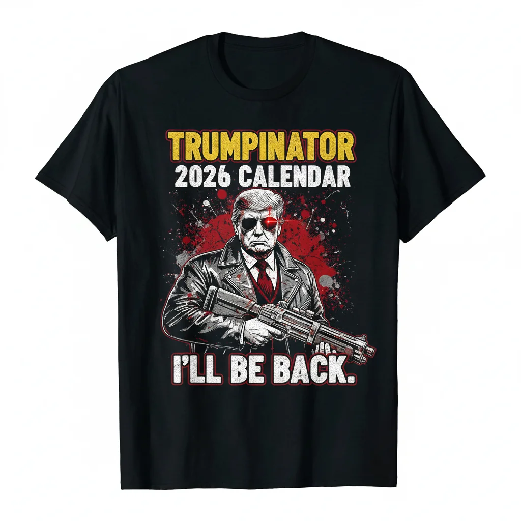 Trumpinator 2026: 'I'll Be Back' – Fade-Resistant, Pre-Shrunk Comfort Tee