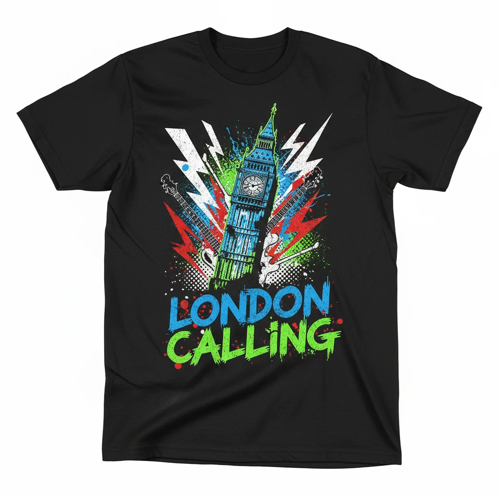 Clash London Calling Tee: Iconic Street Vibe