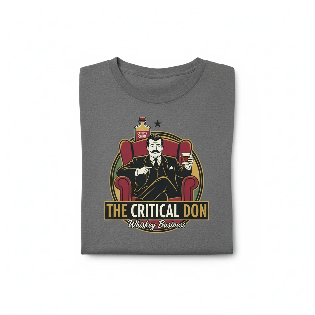 The Critical Drinker Godfather T-Shirt – Pop Culture Movie Tee