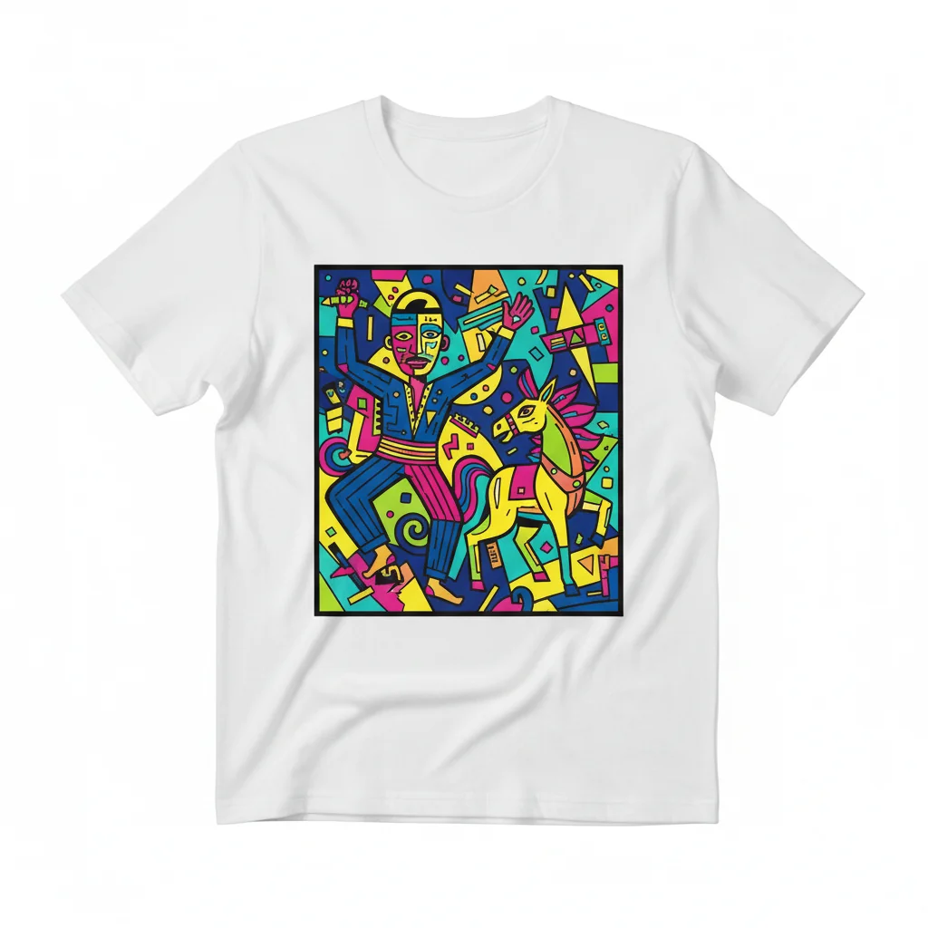 Camiseta Premium 'La Danza del Güegüense o Macho Ratón' - Folclore Nicaragüense