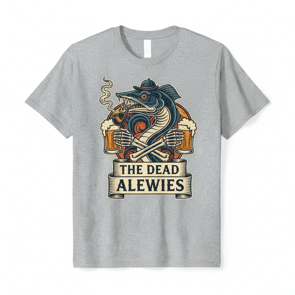 The Dead Alewives Essential T-Shirt - Premium Cotton & Retail Fit Tee