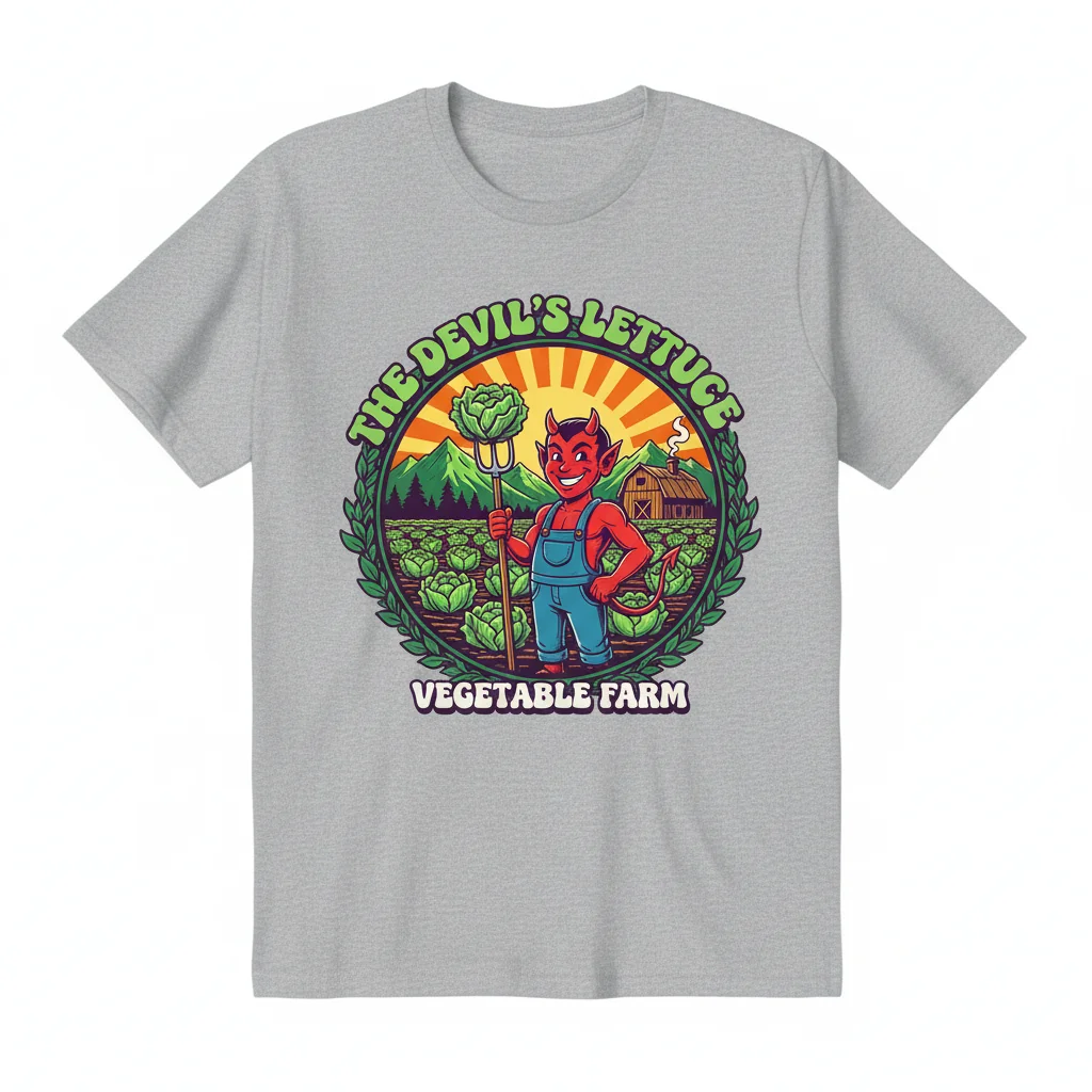 Devils Lettuce Farm Tee: Essential Streetwear 1 Devils Lettuce Farm Tee: Essential Streetwear