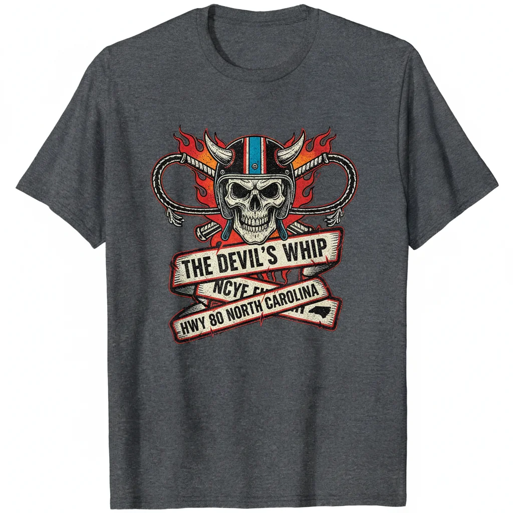Devil's Whip Highway 80 NC: The Ride & The Legend T-Shirt