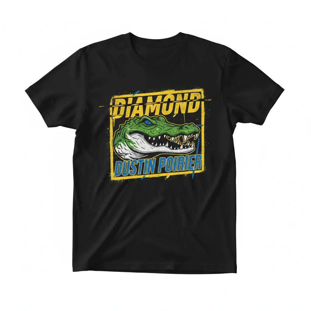 Dustin Poirier 'The Diamond' Nickname T-Shirt | UFC MMA Fan Apparel