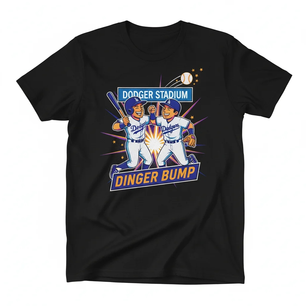 Dodger Dinger: The 'Crotch Bump' Tee – Wear Your Fan Passion