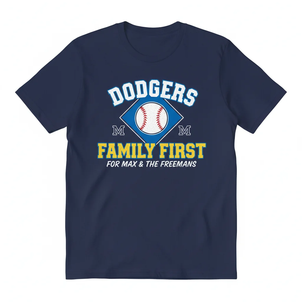 Dodgers Max Strong Support Freeman Family Shirt