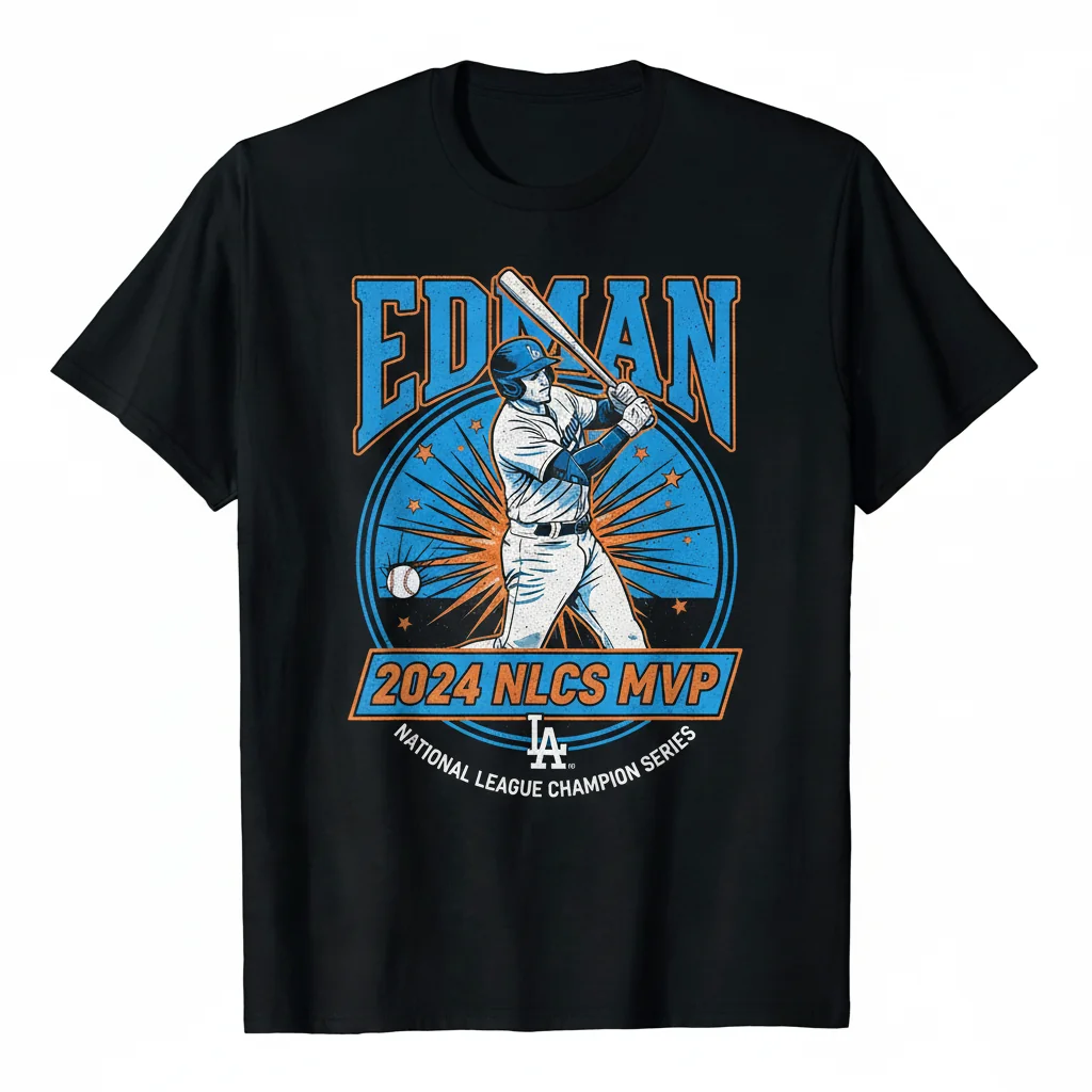 Dodgers Tommy Edman NLCS MVP T-Shirt – Premium Fan Apparel