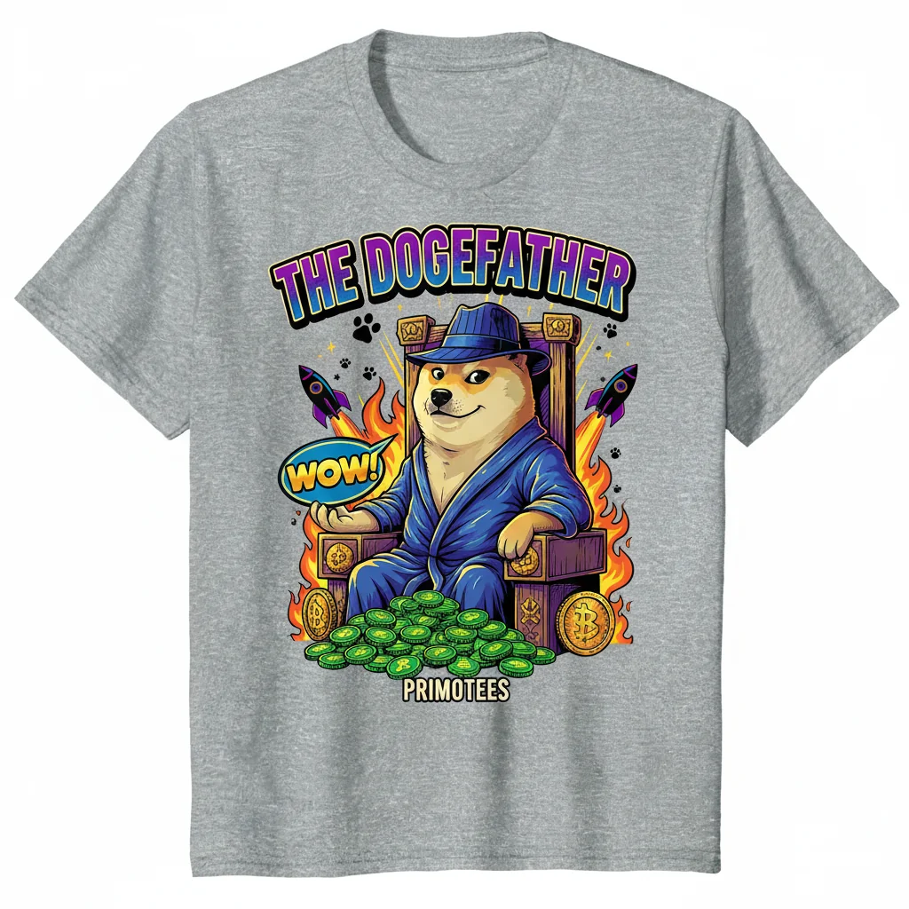 The Dogefather Premium Tee - Fade-Resistant & Perfect Fit