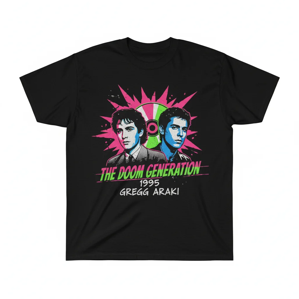 The Doom Generation 1995 Gregg Araki Film T-Shirt - Cult Classic Movie Apparel