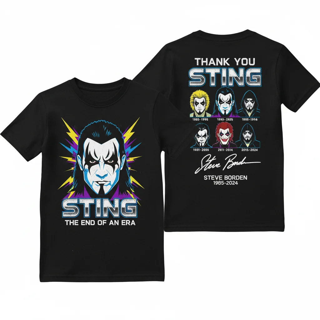 Thank You Sting 1985-2024 Signature Kids' 3D T-Shirt - The End Of An Era