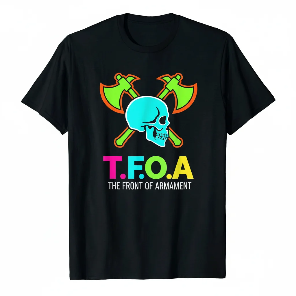 T.F.O.A. Front Of Armament Premium Essential T-Shirt – Fade-Resistant & Pre-Shrunk