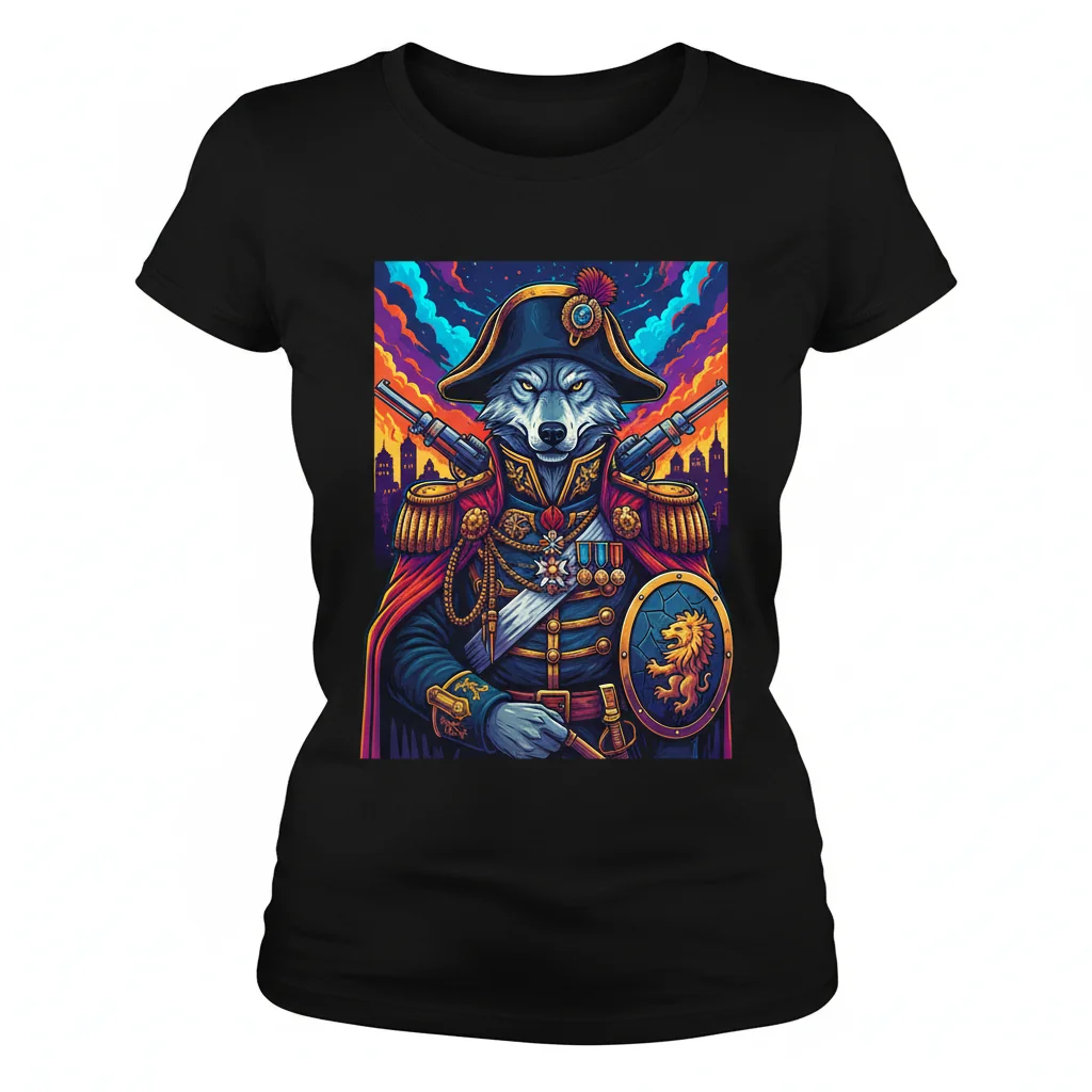 The Furry General: Wear Your Valor, Live Your Story - Fitted Essential T-Shirt
