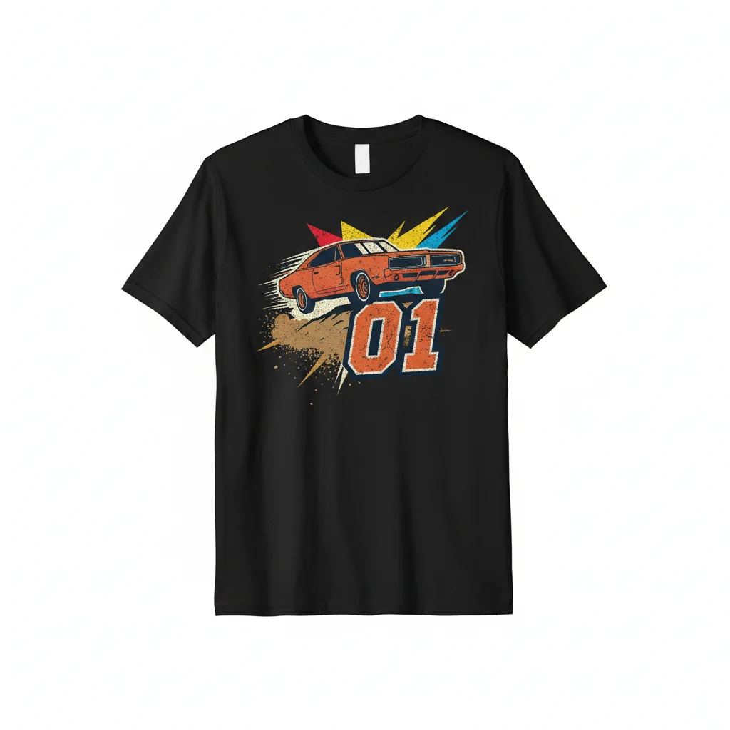 Embrace the Spirit of Hazzard: The General Lee '01 Tee