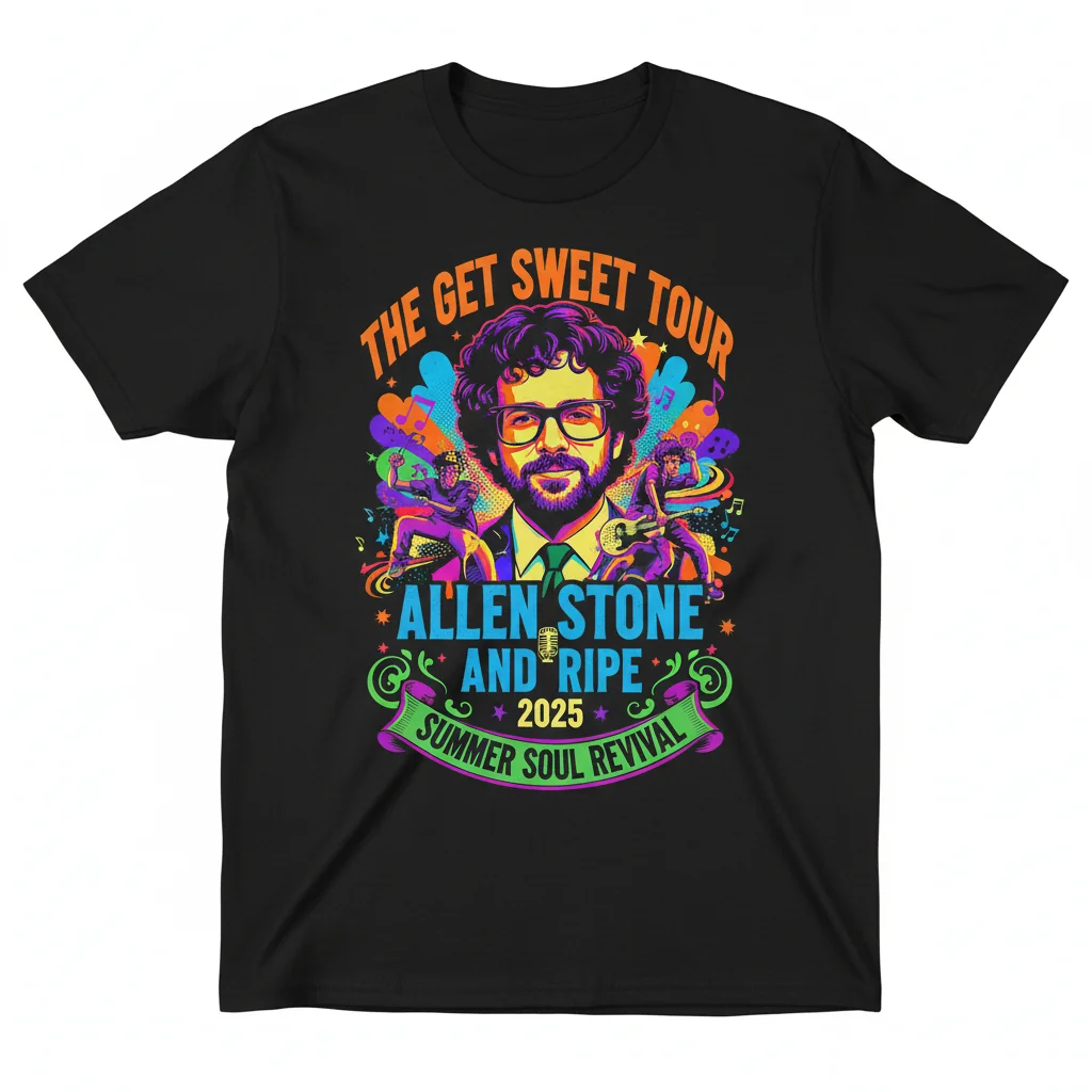 Allen Stone & RIPS 'Get Sweet Tour 2025' Collector's Tee