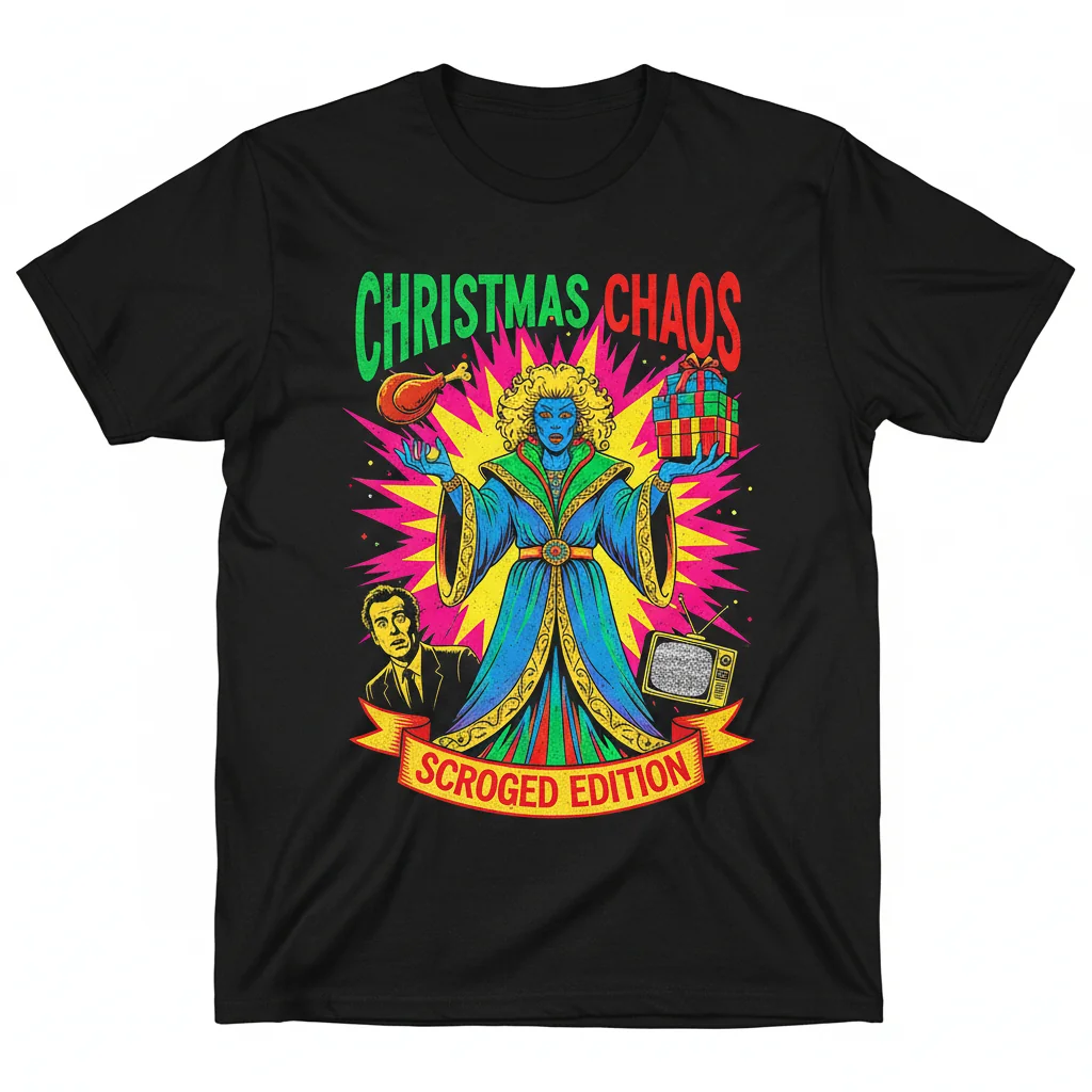 The Ghost of Christmas Present Scrooged Shirt | Durable & Vibrant Unisex Tee
