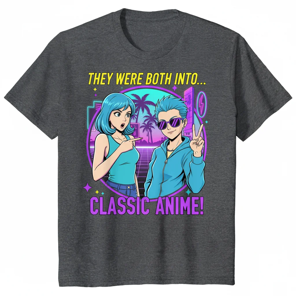 The Guy She Was Interested In Anime Premium Durable T-Shirt - Vibrant & Pre-Shrunk