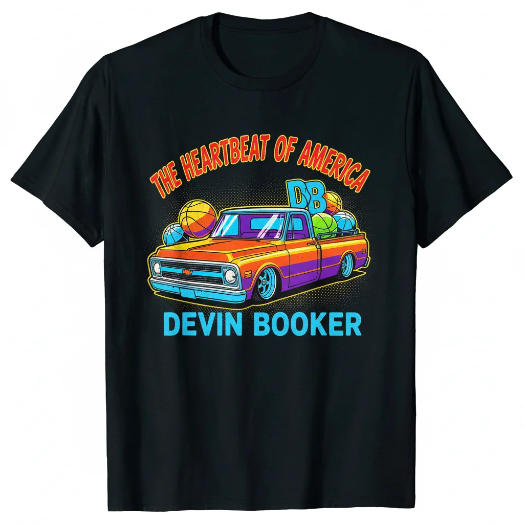 Devin Booker 'Heartbeat of America' Chevy Tee: Unrivaled Style & Comfort
