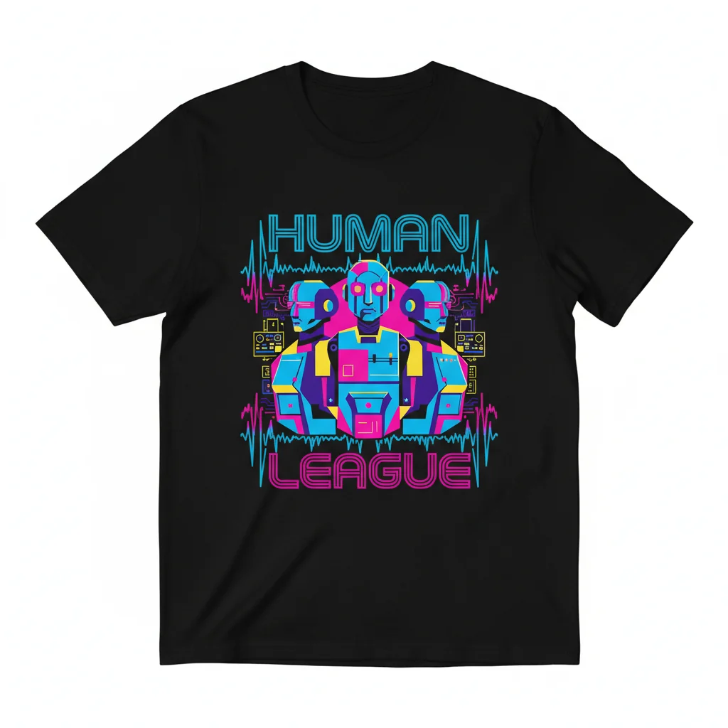 The Human League T-Shirt | Durable, Pre-Shrunk & Vibrant Print
