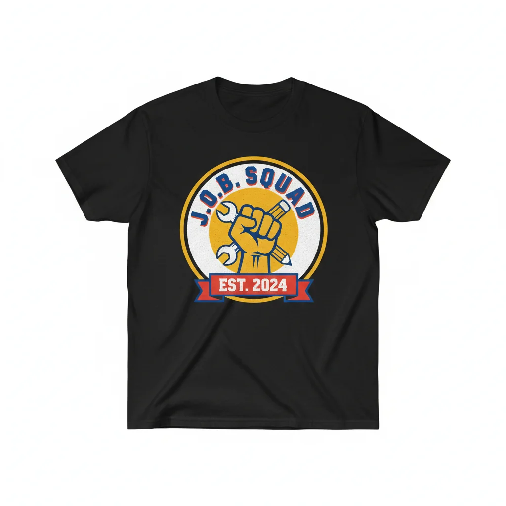 The J.O.B. Squad – Durable, Fade-Resistant Essential T-Shirt