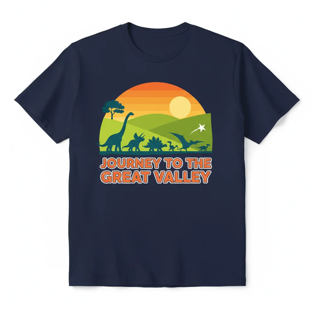 The Land Before Time Essential T-Shirt – Classic Animated Dinosaur Movie Tee