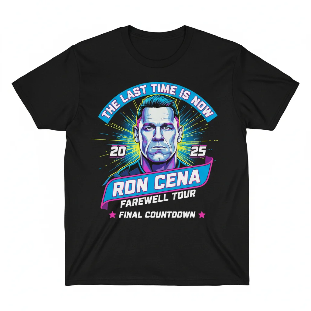 Ron Cena 2025 Farewell Tour T-Shirt - The Last Time Is Now Official Fan Tee