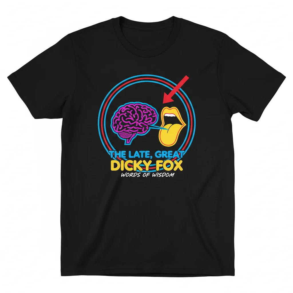 Dicky Fox Essential T-Shirt - Dreamer Quote Tee