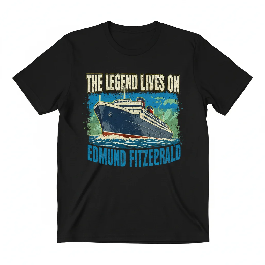 The Legend Lives On | Edmund Fitzgerald Artistic Tee