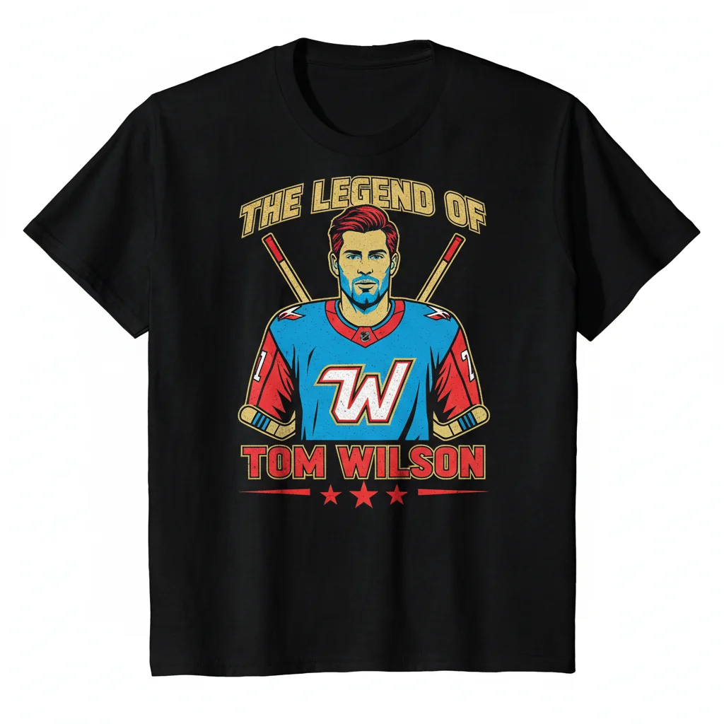 The Legend of Tom Wilson: A DC Hockey Icon Tee
