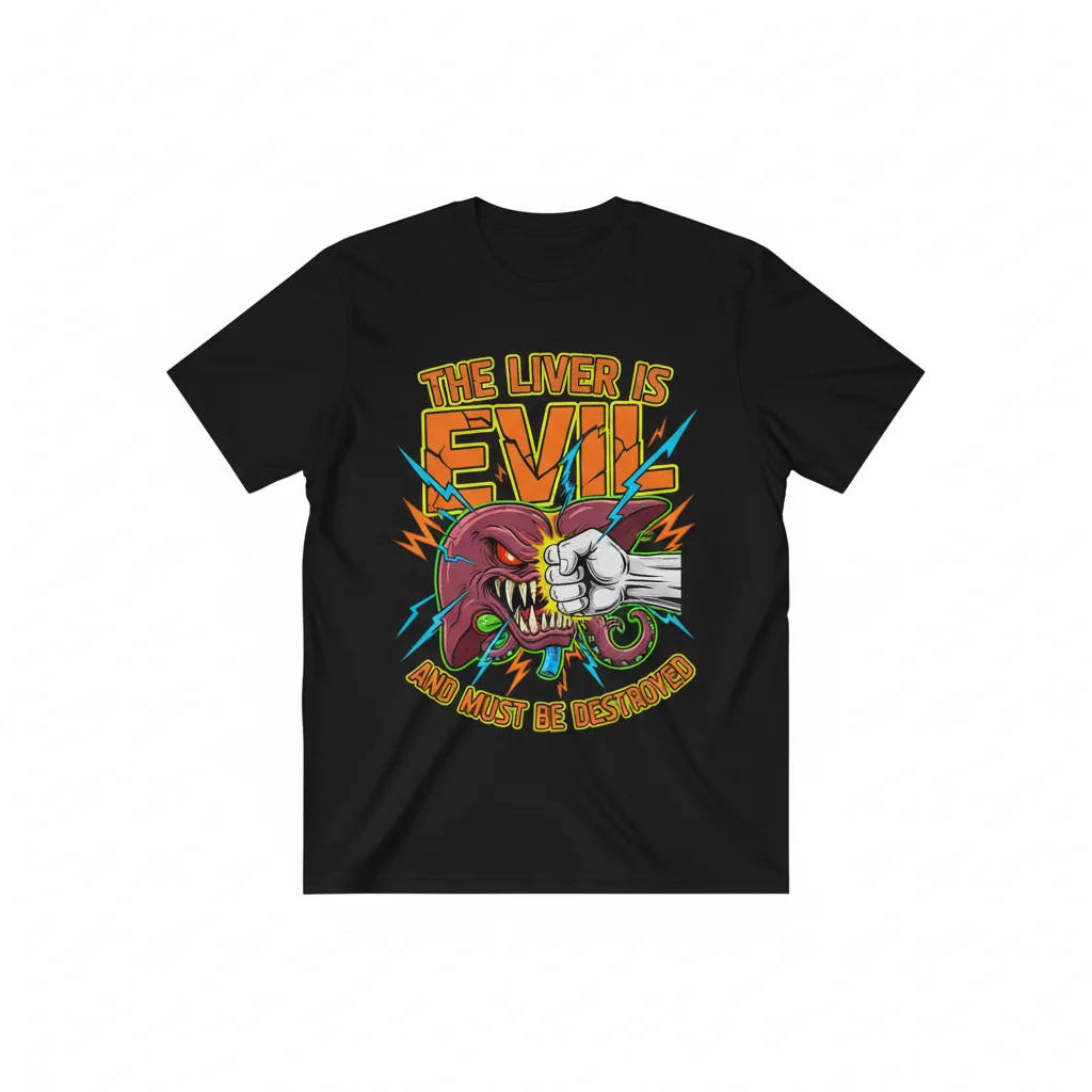 The Liver Is Evil And Must Be Destroyed: A Statement Tee