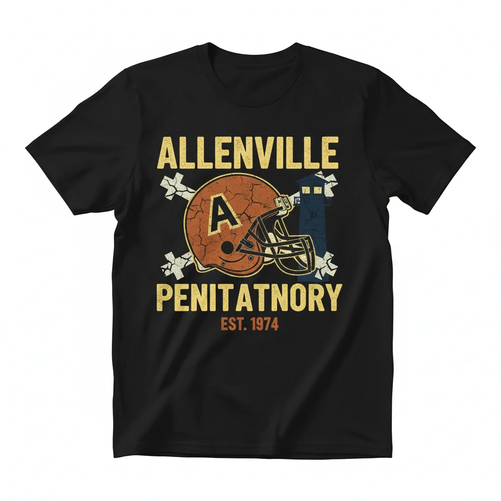 The Longest Yard Allenville Penitentiary Movie Fan T-Shirt - Essential Cotton Tee