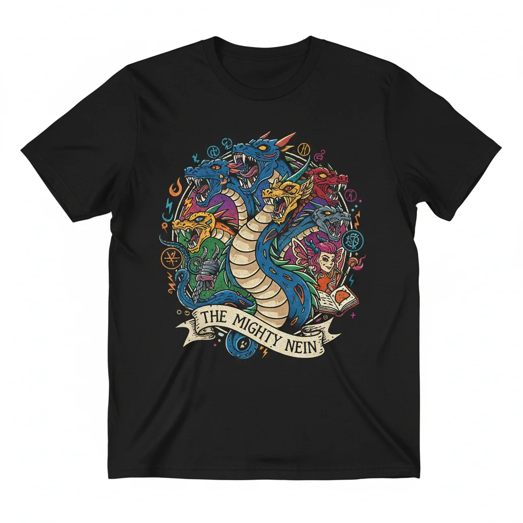 The Mighty Nein Critical Role T-Shirt - Premium Cotton & Fan Merch