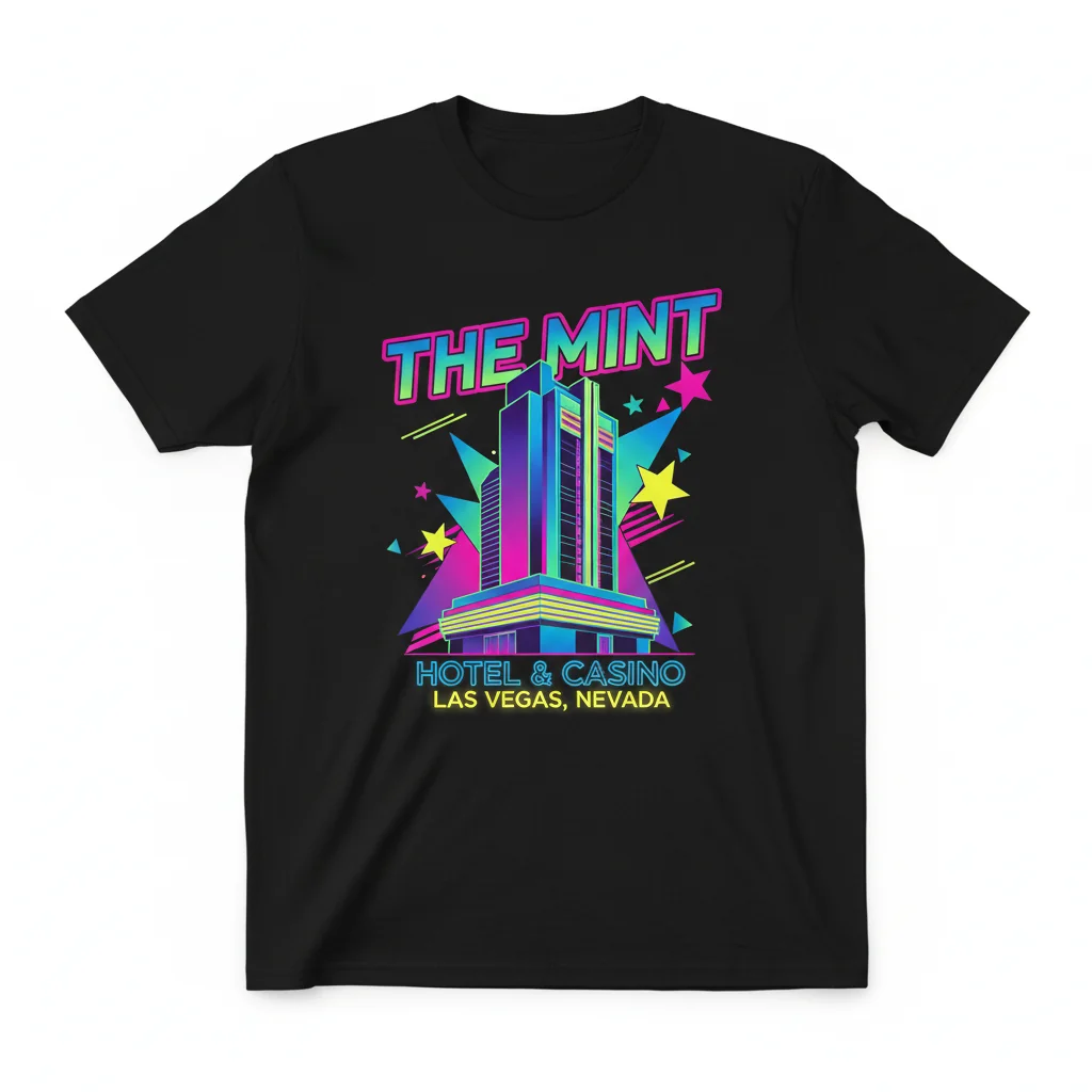 The Mint Hotel & Casino Las Vegas Nevada T-Shirt | Vintage Vegas Landmark Tee