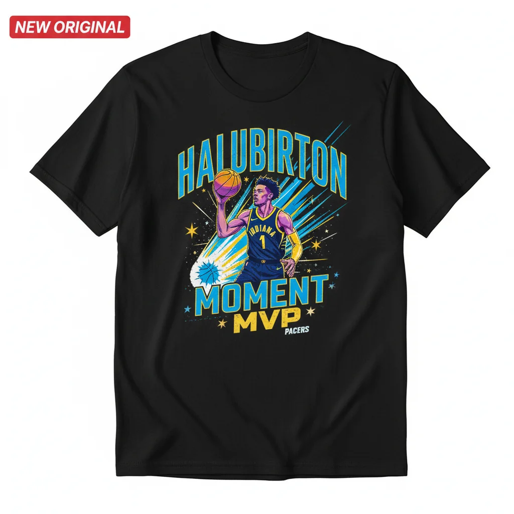 Tyrese Haliburton MVP Indiana Pacers Basketball T-Shirt – The Moment Collection