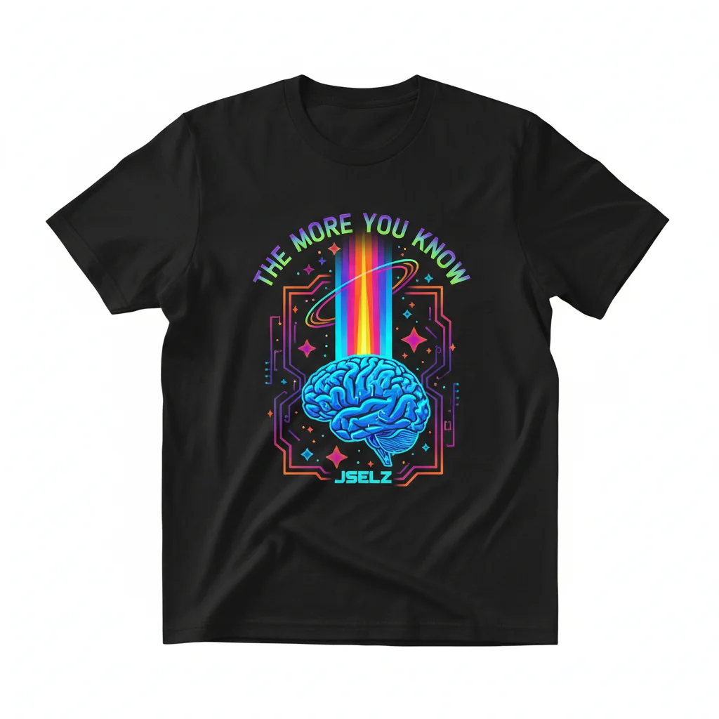 The More You Know Essential T-Shirt - Smart & Stylish Graphic Tee