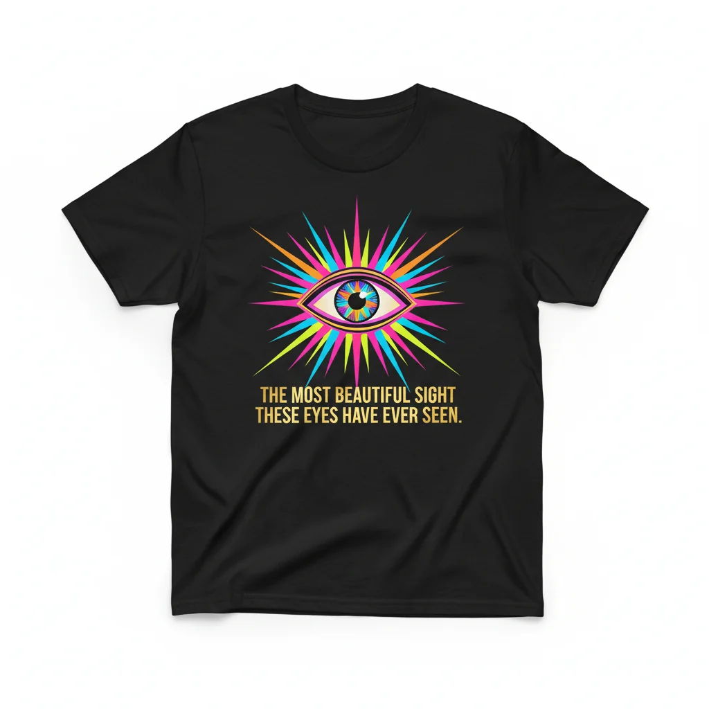 The Most Beautiful Sight Shirt - Aesthetic Eye Design Tee