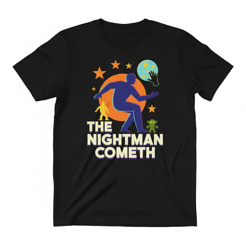 The Nightman Cometh T-Shirt | It's Always Sunny in Philadelphia Tee | Funny TV Show Graphic Shirt