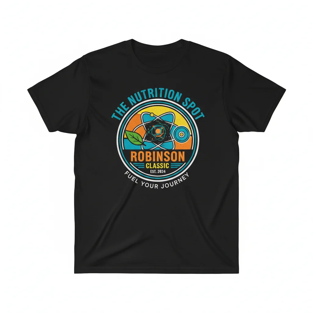 The Nutrition Spot Robinson Classic Essential T-Shirt - Premium Ring-Spun Cotton Tee