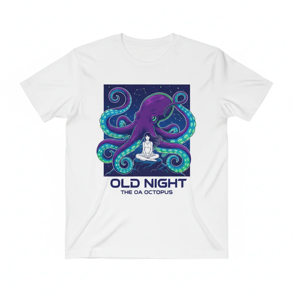 The OA Octopus Old Night Essential T-Shirt - Premium Cotton Tee