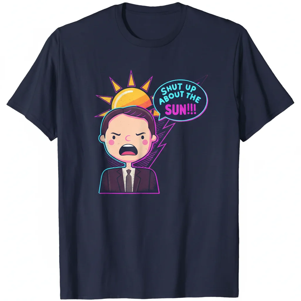The Office "Shut Up About The Sun" Gabe T-Shirt
