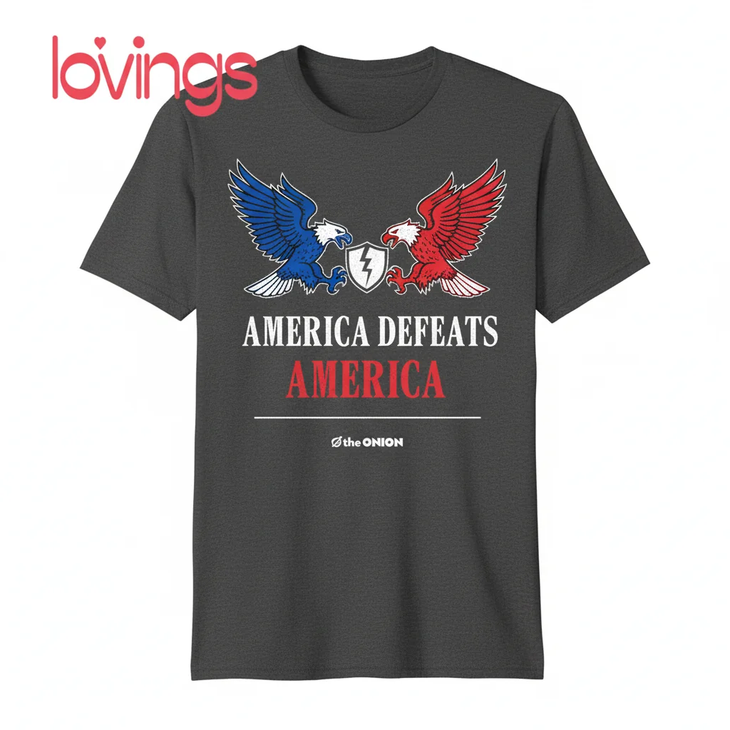 America Defeats America Tee by The Onion