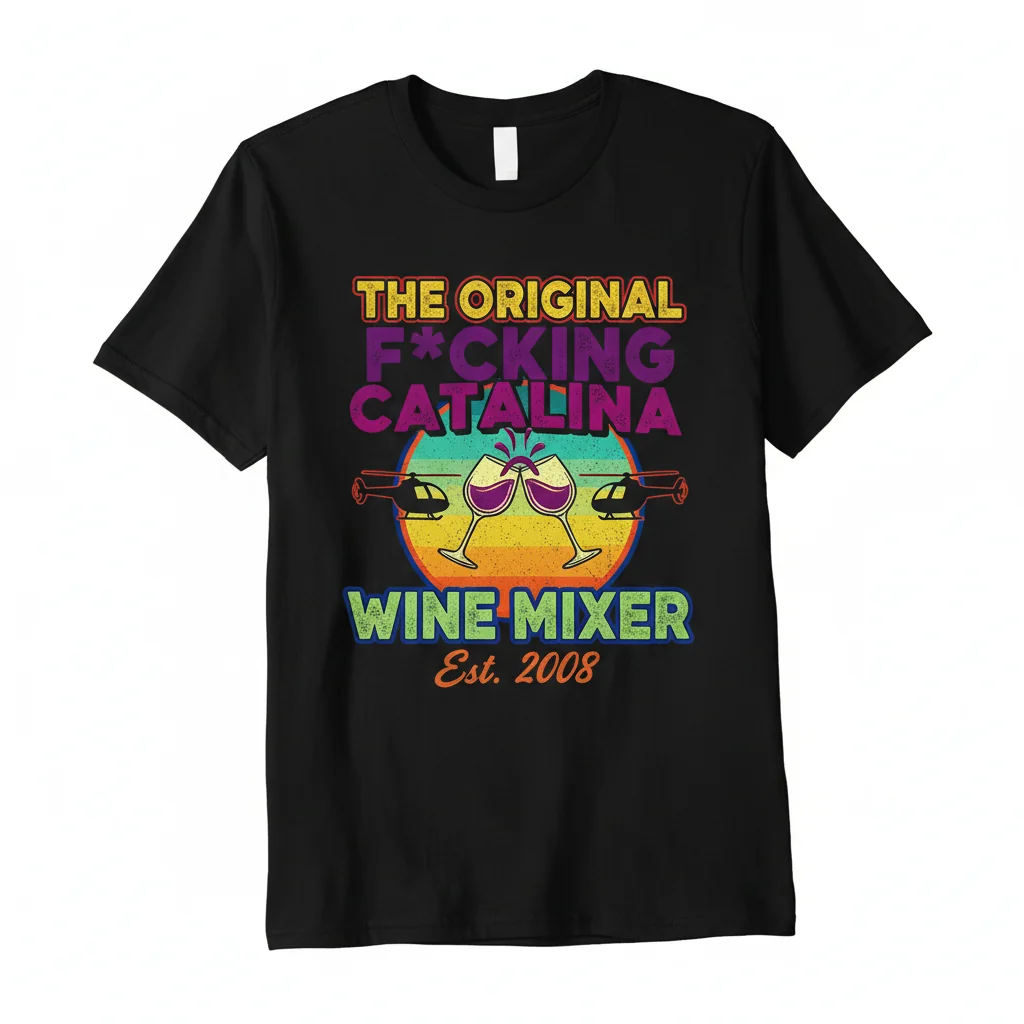 The Original CATALINA WINE MIXER: A Timeless Tribute Essential T-Shirt