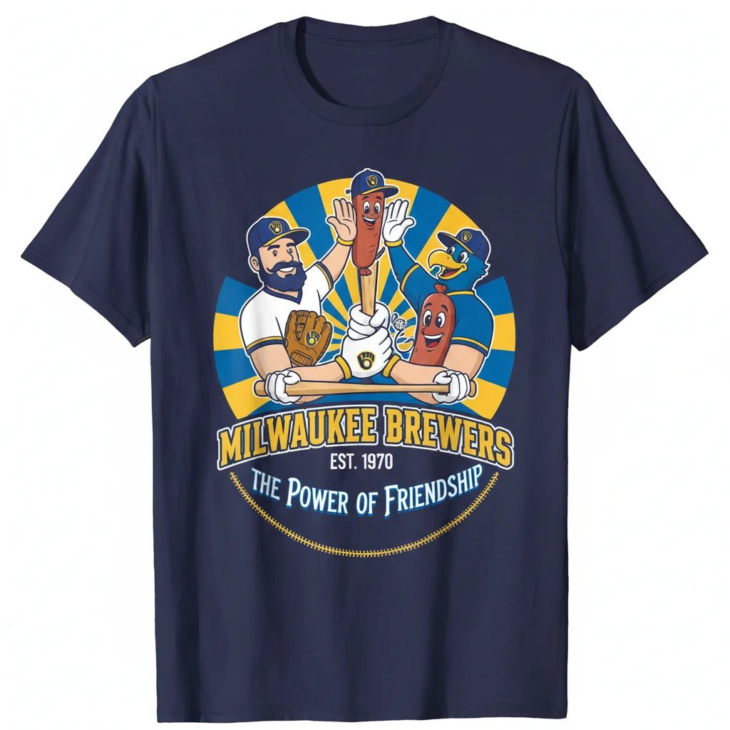Milwaukee Brewers 'Friendship' Baseball Tee