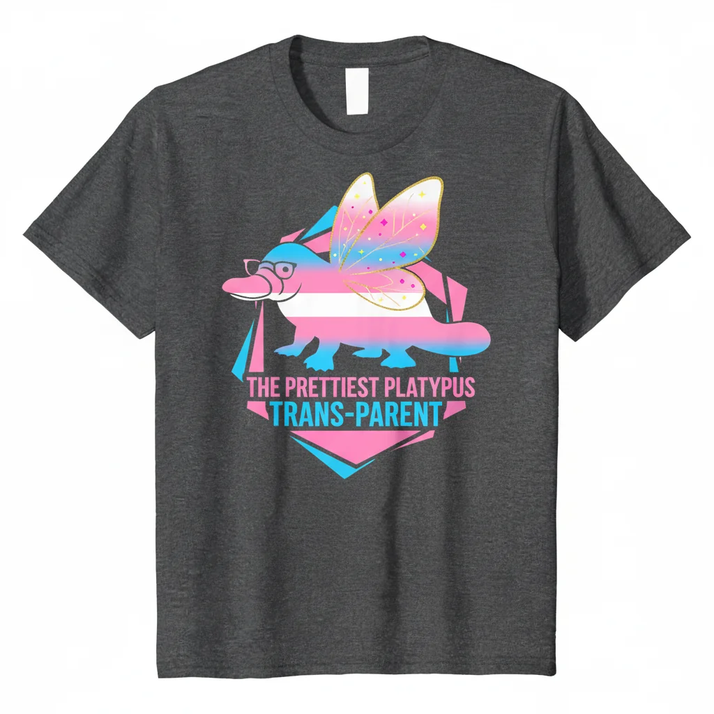 Prettiest Platypus Transparent T-Shirt – Ultra-Durable & Fade-Resistant