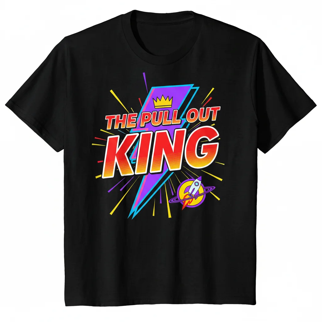 Domina Tu Estilo: La Camiseta Esencial "The Pull Out King" – Durabilidad Y Comodidad Inigualables