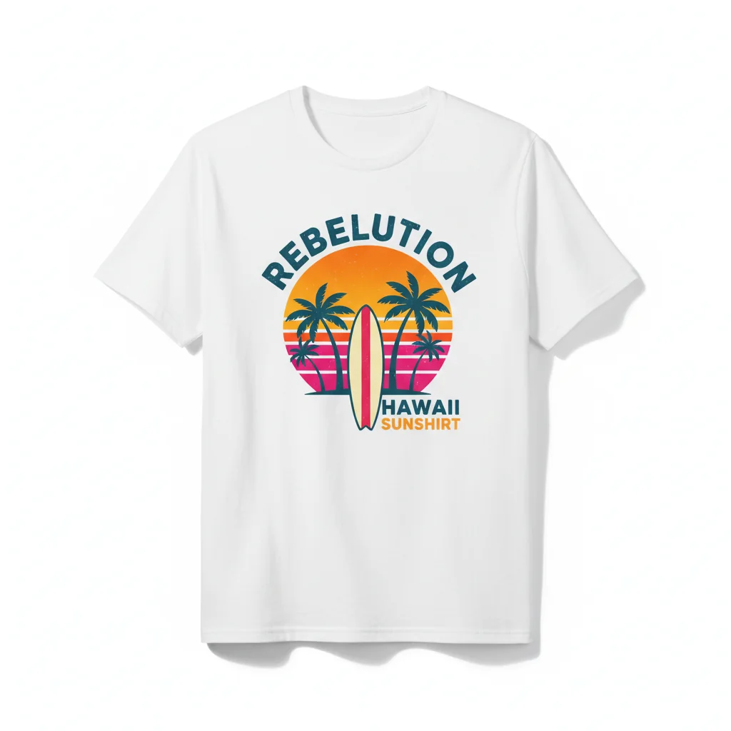 Rebelution Hawaii Sun Tee: Island Chill Edition