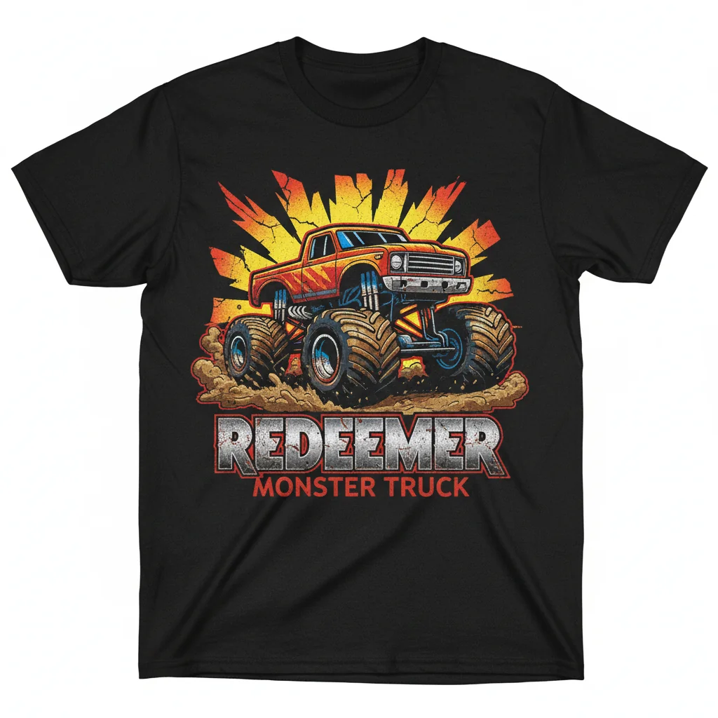 The Redeemer Monster Truck: Unleash Your Inner Titan Essential T-Shirt